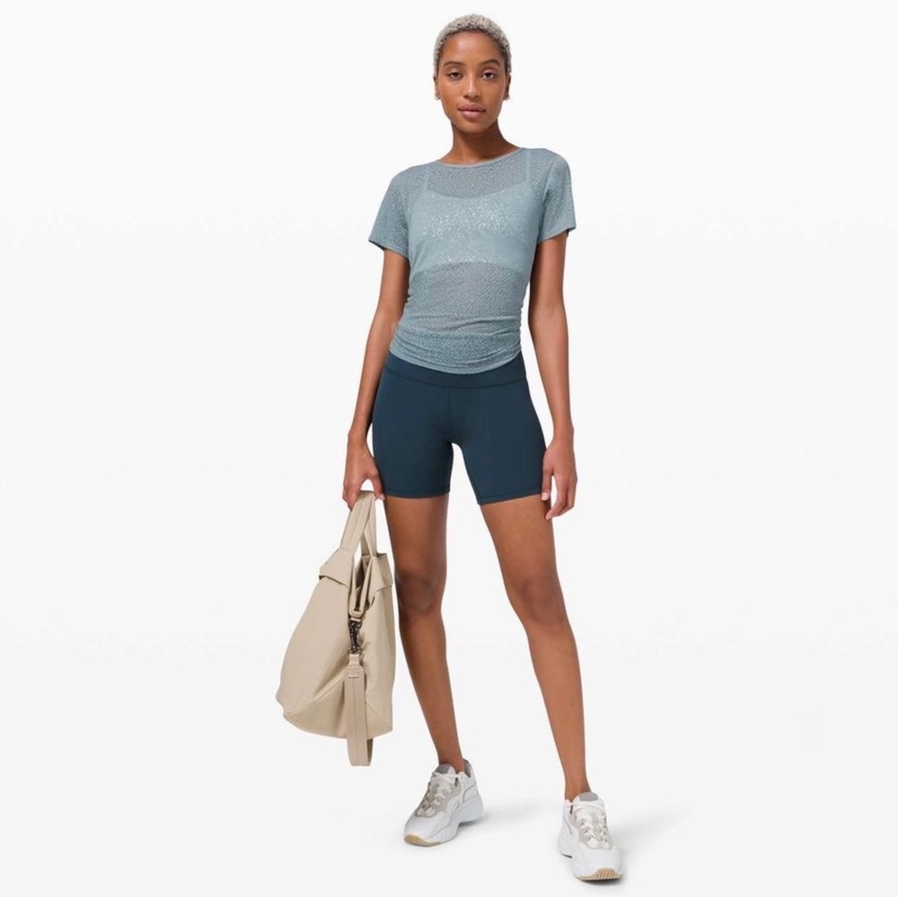 Lululemon Loop Around Tee Color: Blue Fog - image 3